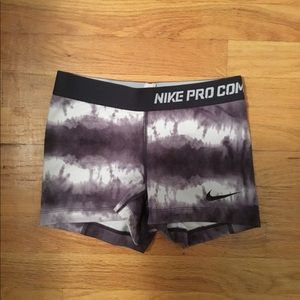 Nike pro spandex shorts